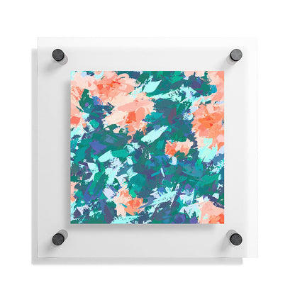 83 Oranges Blossomed Garden Floating Acrylic Print