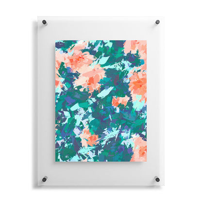 83 Oranges Blossomed Garden Floating Acrylic Print