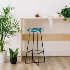 83 Oranges Blossomed Garden Bar Stool
