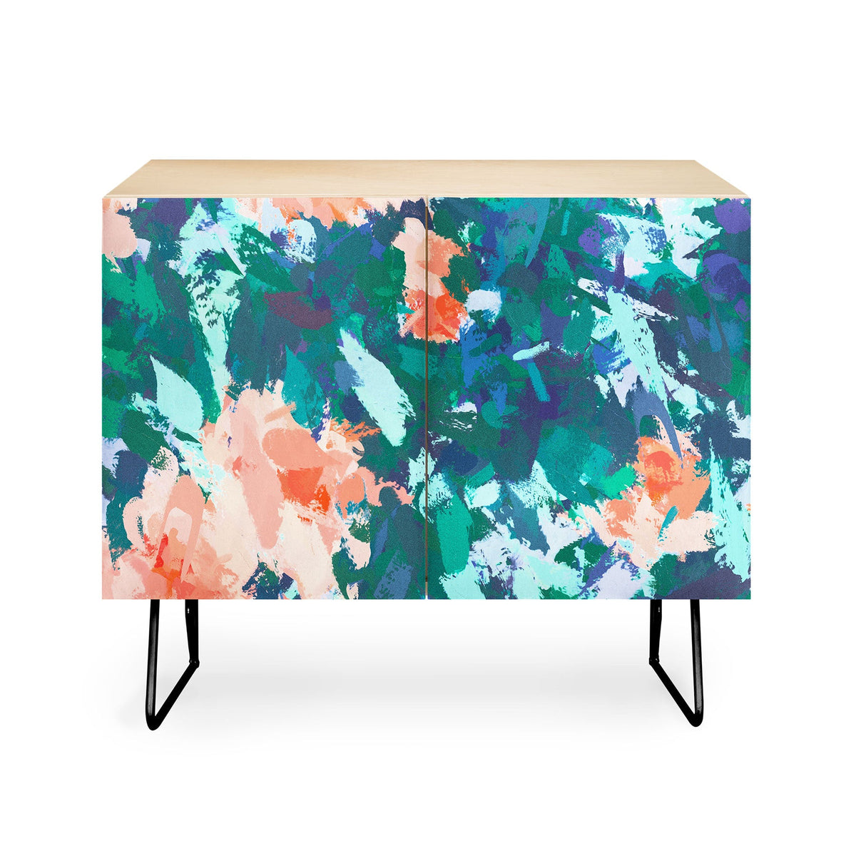 83 Oranges Blossomed Garden Credenza