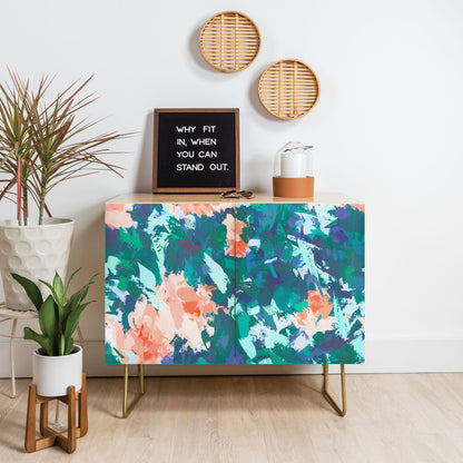 83 Oranges Blossomed Garden Credenza