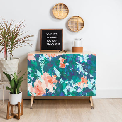83 Oranges Blossomed Garden Credenza