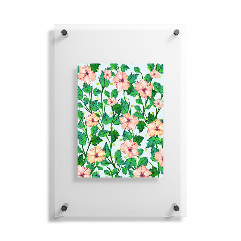 83 Oranges Blush Blossom Floating Acrylic Print