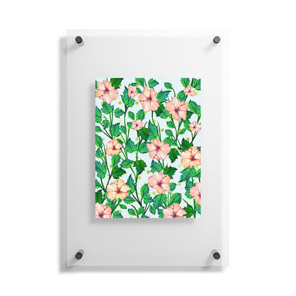 83 Oranges Blush Blossom Floating Acrylic Print