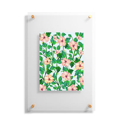 83 Oranges Blush Blossom Floating Acrylic Print