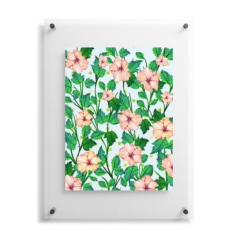 83 Oranges Blush Blossom Floating Acrylic Print