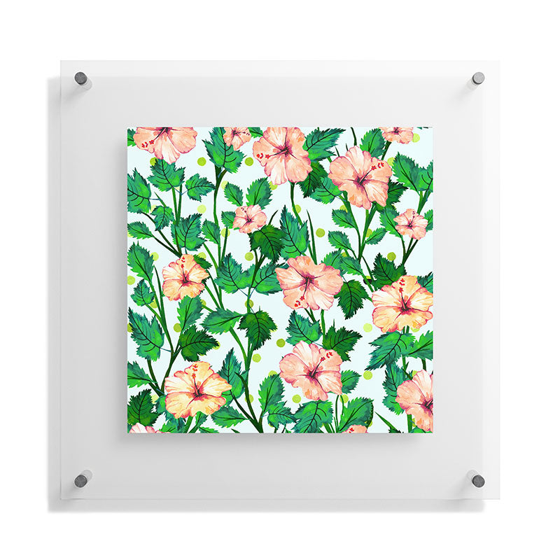 83 Oranges Blush Blossom Floating Acrylic Print