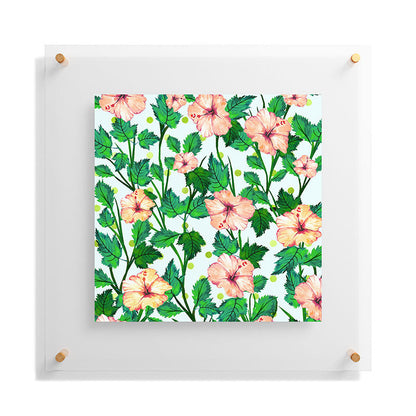 83 Oranges Blush Blossom Floating Acrylic Print
