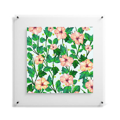 83 Oranges Blush Blossom Floating Acrylic Print