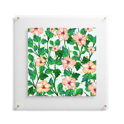 83 Oranges Blush Blossom Floating Acrylic Print