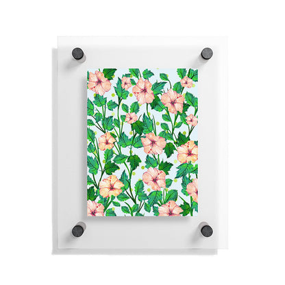 83 Oranges Blush Blossom Floating Acrylic Print