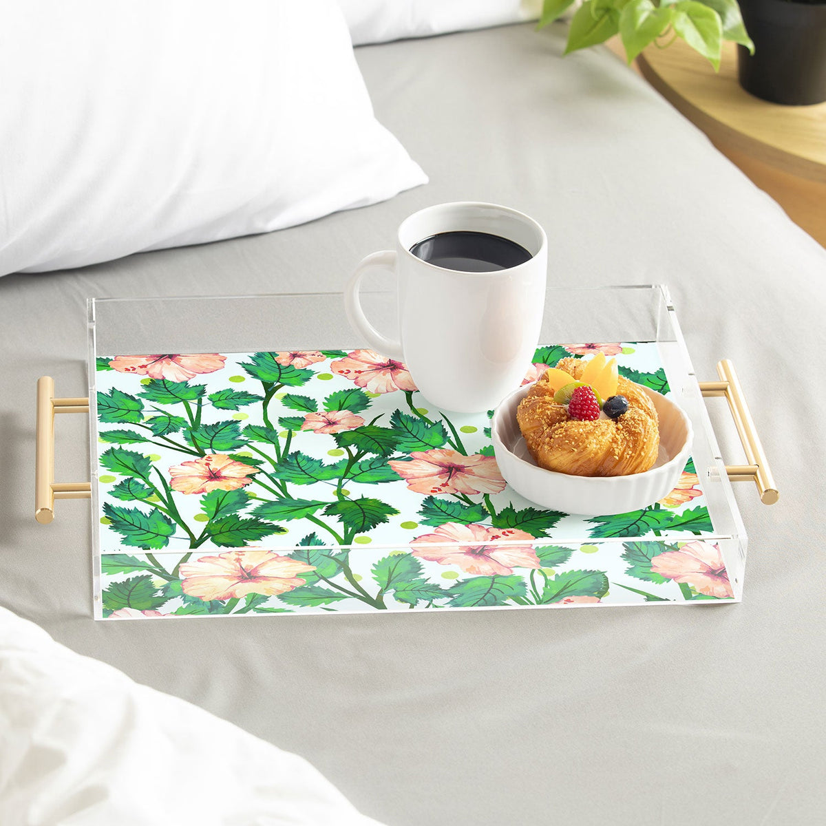 83 Oranges Blush Blossom Acrylic Tray