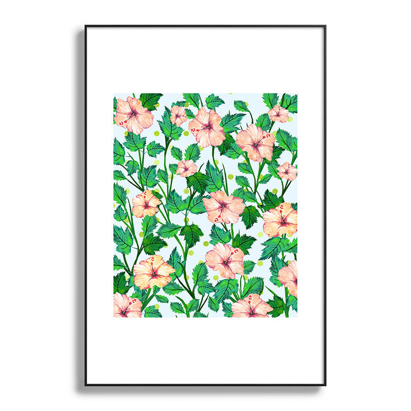 83 Oranges Blush Blossom Metal Framed Art Print
