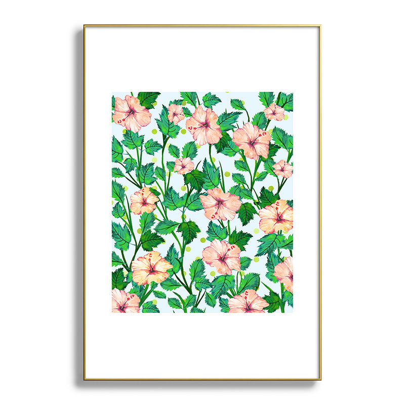 83 Oranges Blush Blossom Metal Framed Art Print