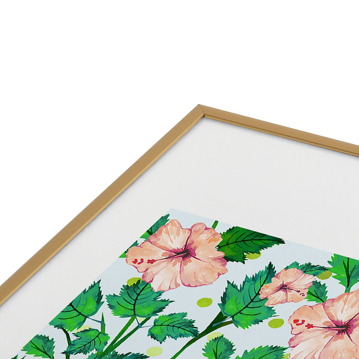 83 Oranges Blush Blossom Metal Framed Art Print