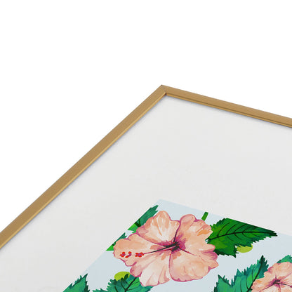 83 Oranges Blush Blossom Metal Framed Art Print