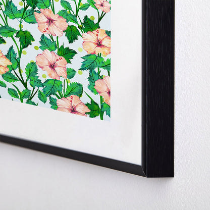 83 Oranges Blush Blossom Metal Framed Art Print