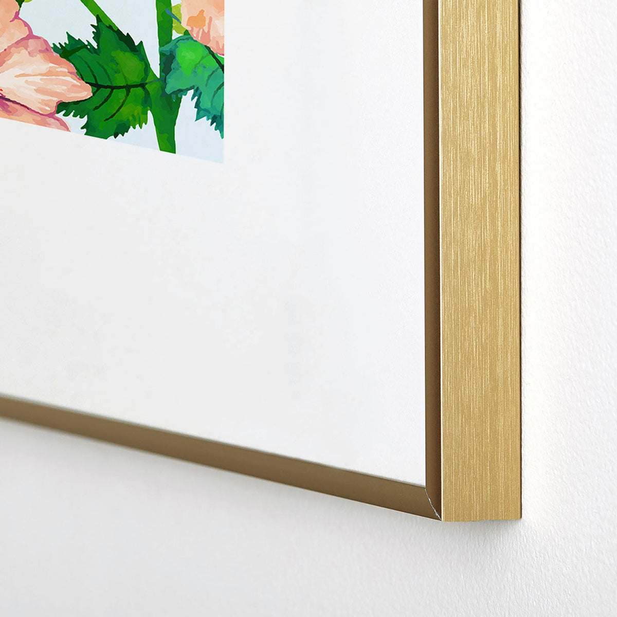 83 Oranges Blush Blossom Metal Framed Art Print