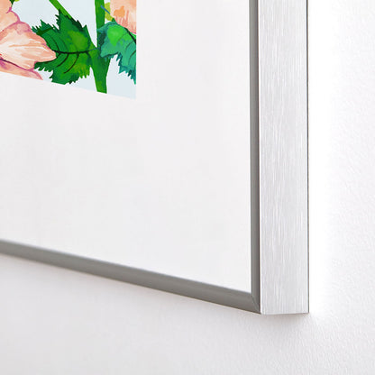 83 Oranges Blush Blossom Metal Framed Art Print