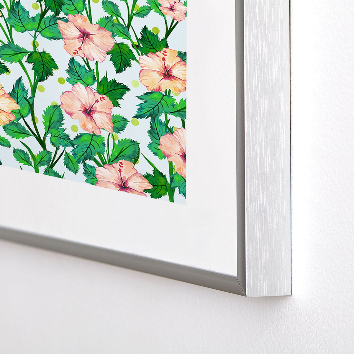 83 Oranges Blush Blossom Metal Framed Art Print