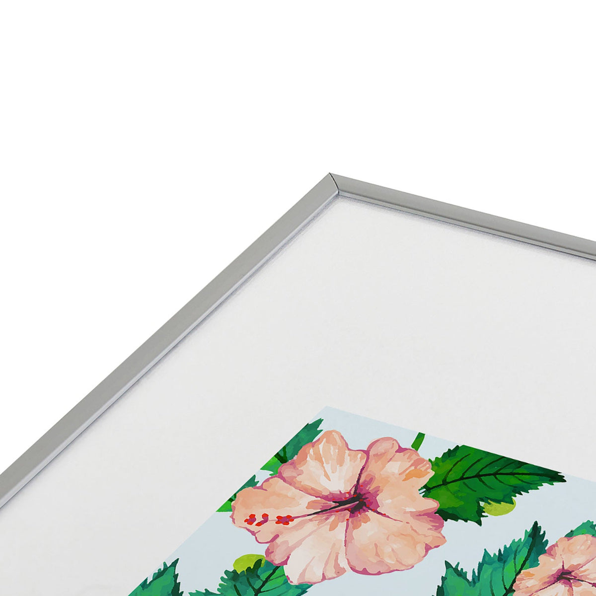 83 Oranges Blush Blossom Metal Framed Art Print