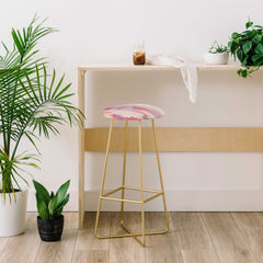 83 Oranges Blush Clouds Bar Stool