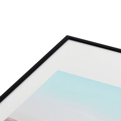 83 Oranges Blush Clouds Metal Framed Art Print