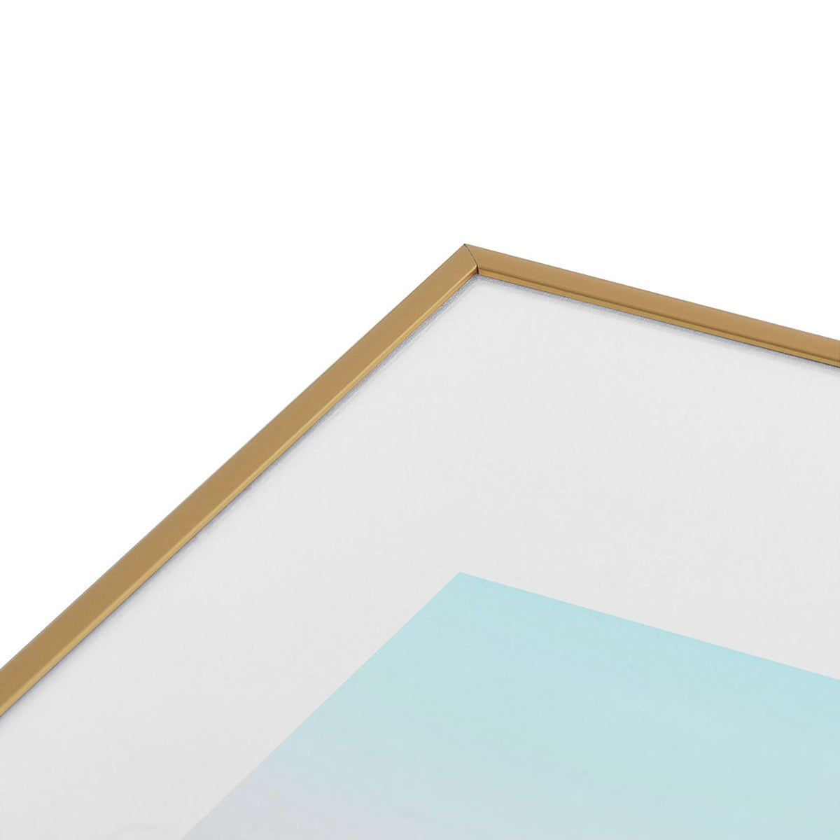 83 Oranges Blush Clouds Metal Framed Art Print
