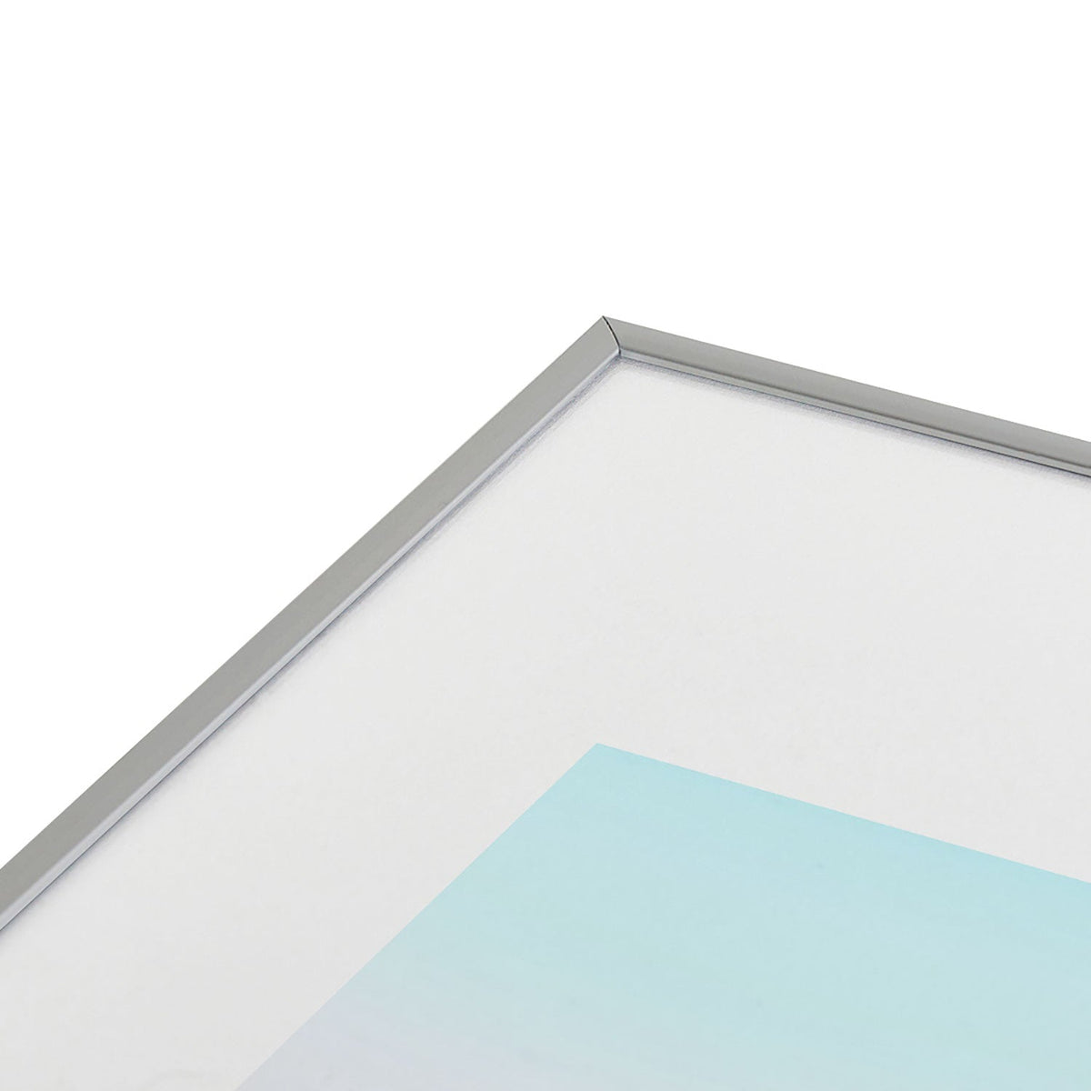 83 Oranges Blush Clouds Metal Framed Art Print