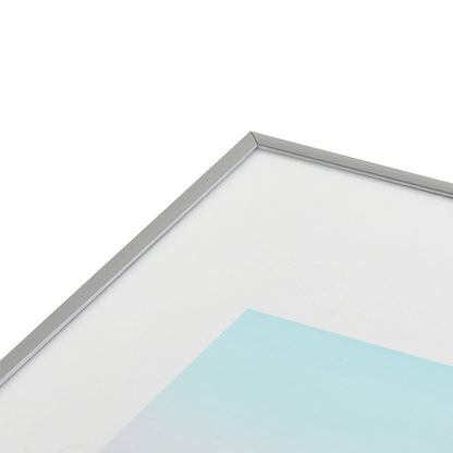 83 Oranges Blush Clouds Metal Framed Art Print