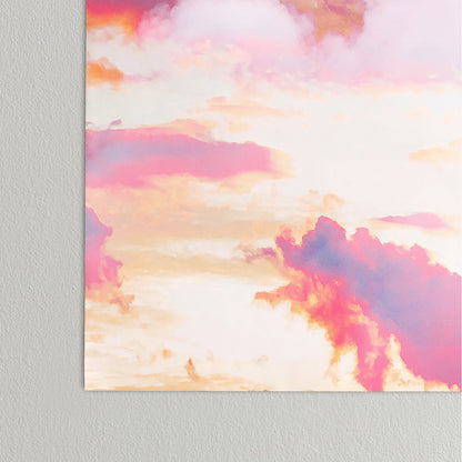 83 Oranges Blush Clouds Poster