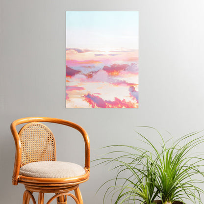 83 Oranges Blush Clouds Poster