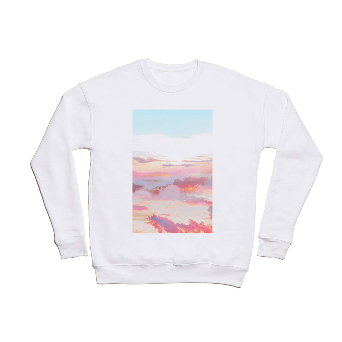 83 Oranges Blush Clouds Crewneck Sweatshirt