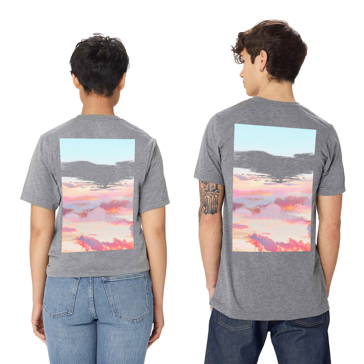 83 Oranges Blush Clouds Classic T-shirt