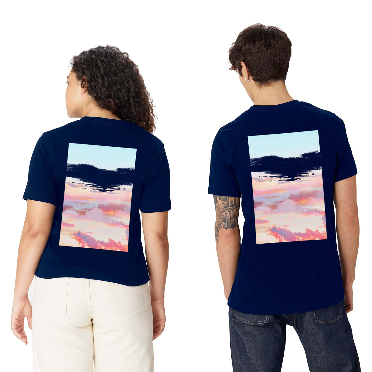 83 Oranges Blush Clouds Classic T-shirt