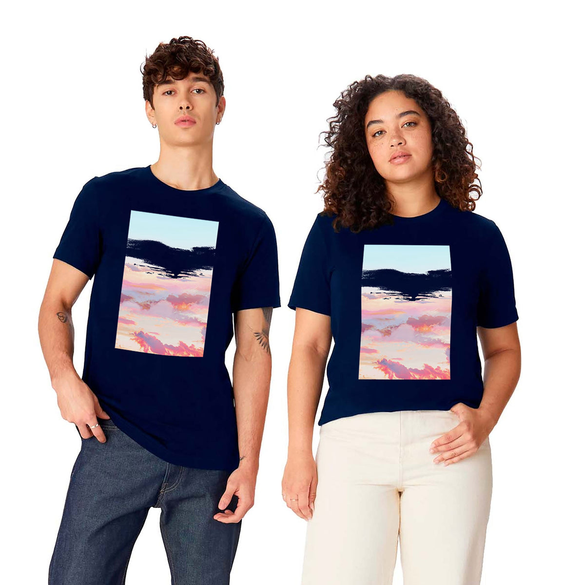 83 Oranges Blush Clouds Classic T-shirt