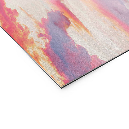 83 Oranges Blush Clouds Welcome Mat