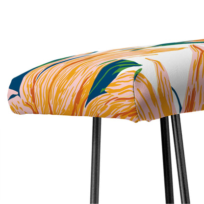 83 Oranges Blush Sunflowers Bench