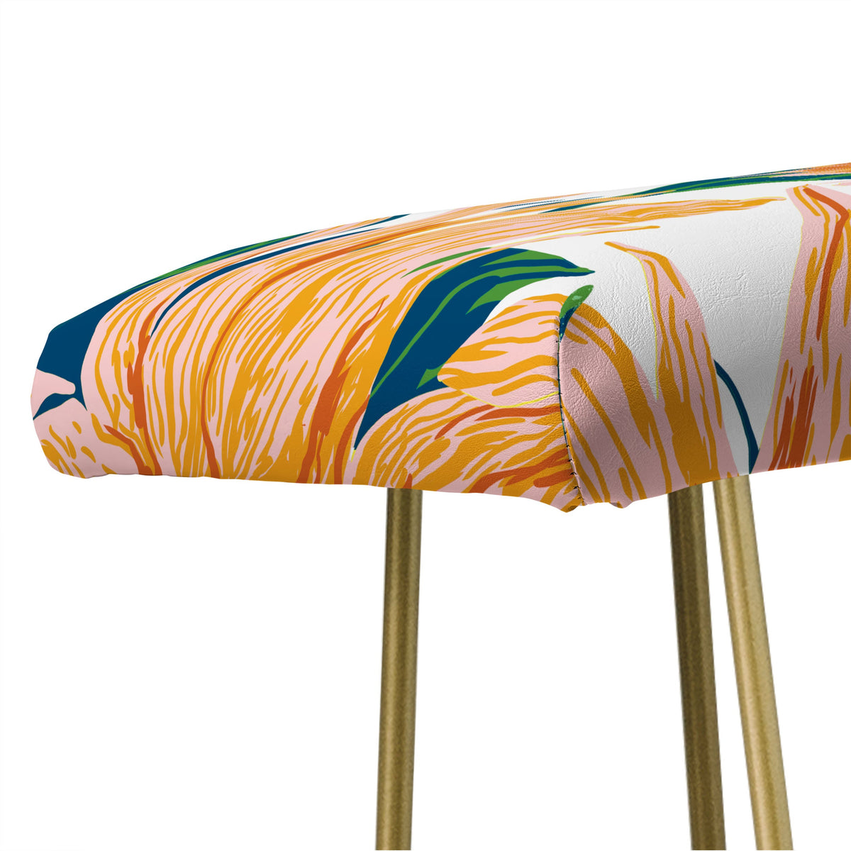 83 Oranges Blush Sunflowers Bench