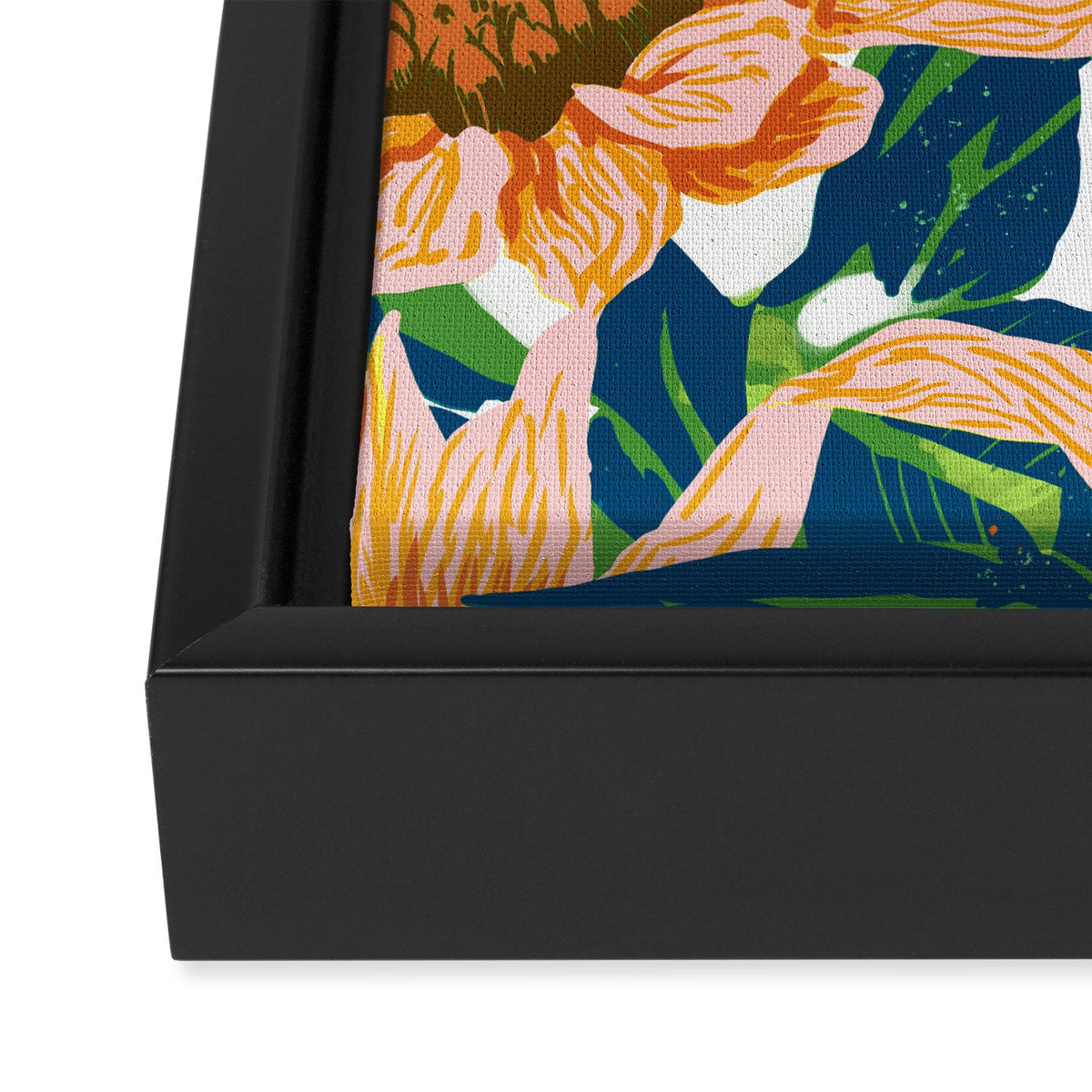 83 Oranges Blush Sunflowers Art Canvas