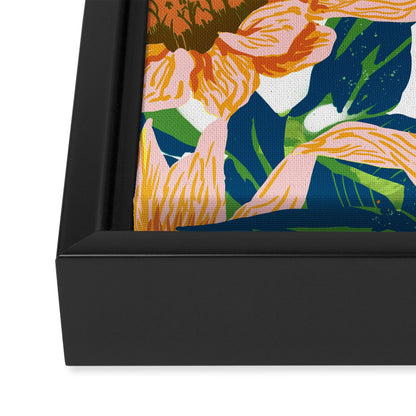 83 Oranges Blush Sunflowers Art Canvas