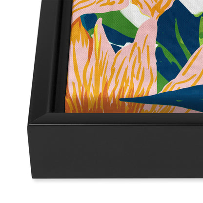 83 Oranges Blush Sunflowers Art Canvas