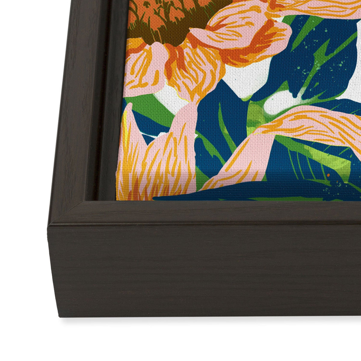 83 Oranges Blush Sunflowers Art Canvas