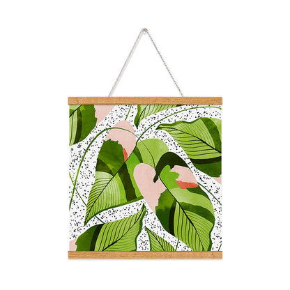 83 Oranges Blushing Leaves Art Print