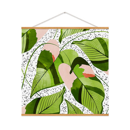 83 Oranges Blushing Leaves Art Print
