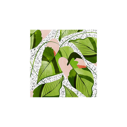 83 Oranges Blushing Leaves Art Print