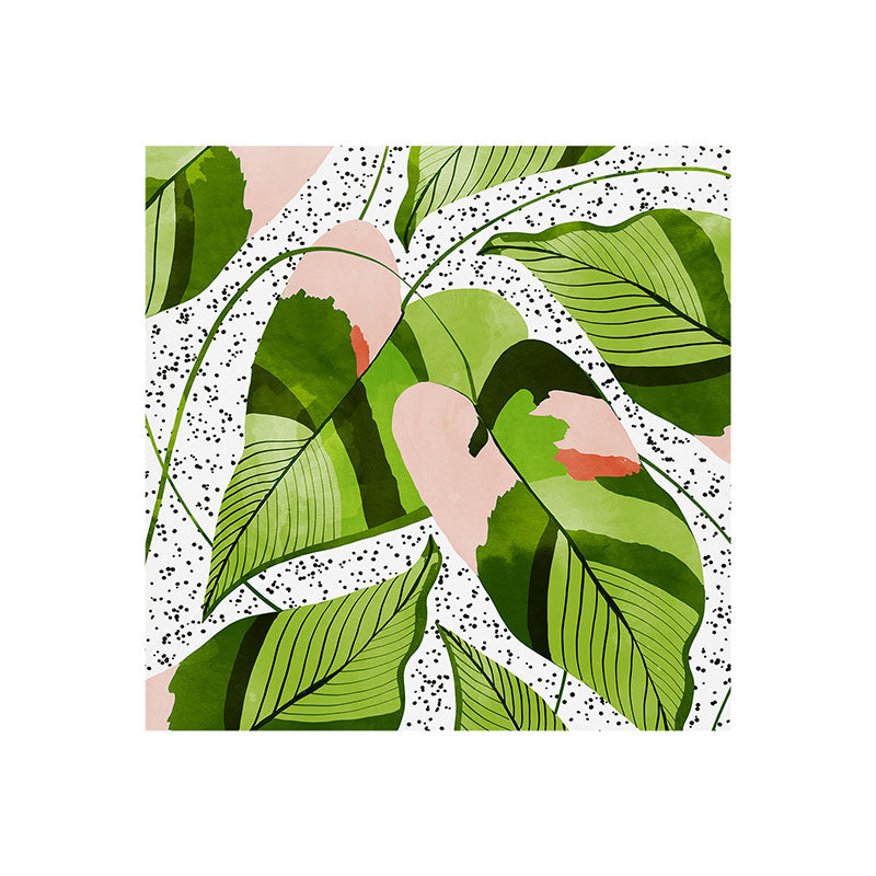 83 Oranges Blushing Leaves Art Print