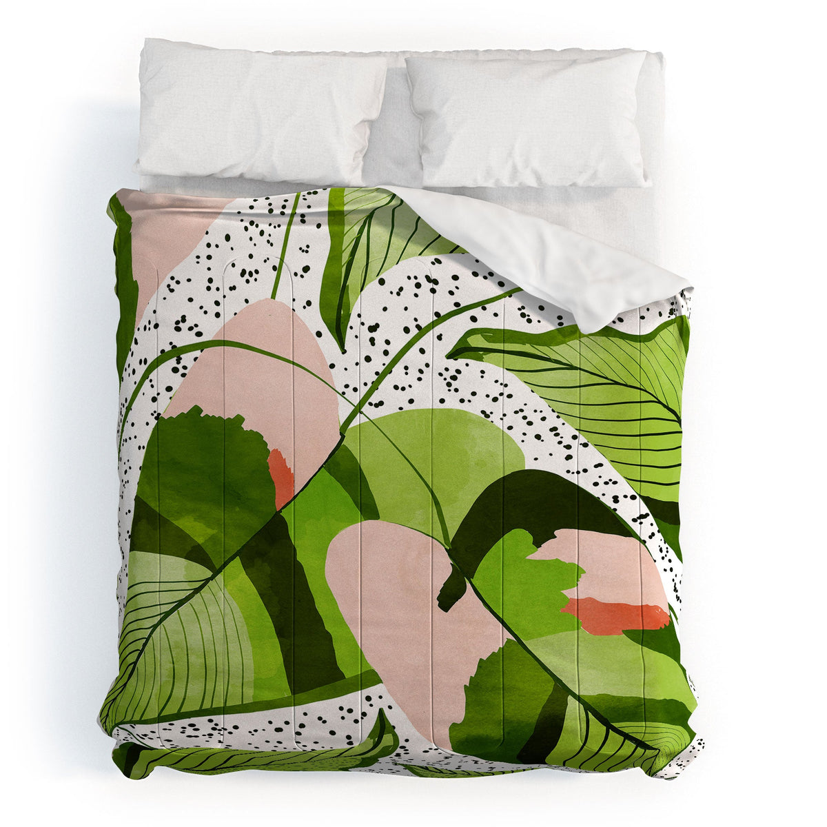 83 Oranges Blushing Leaves Comforter
