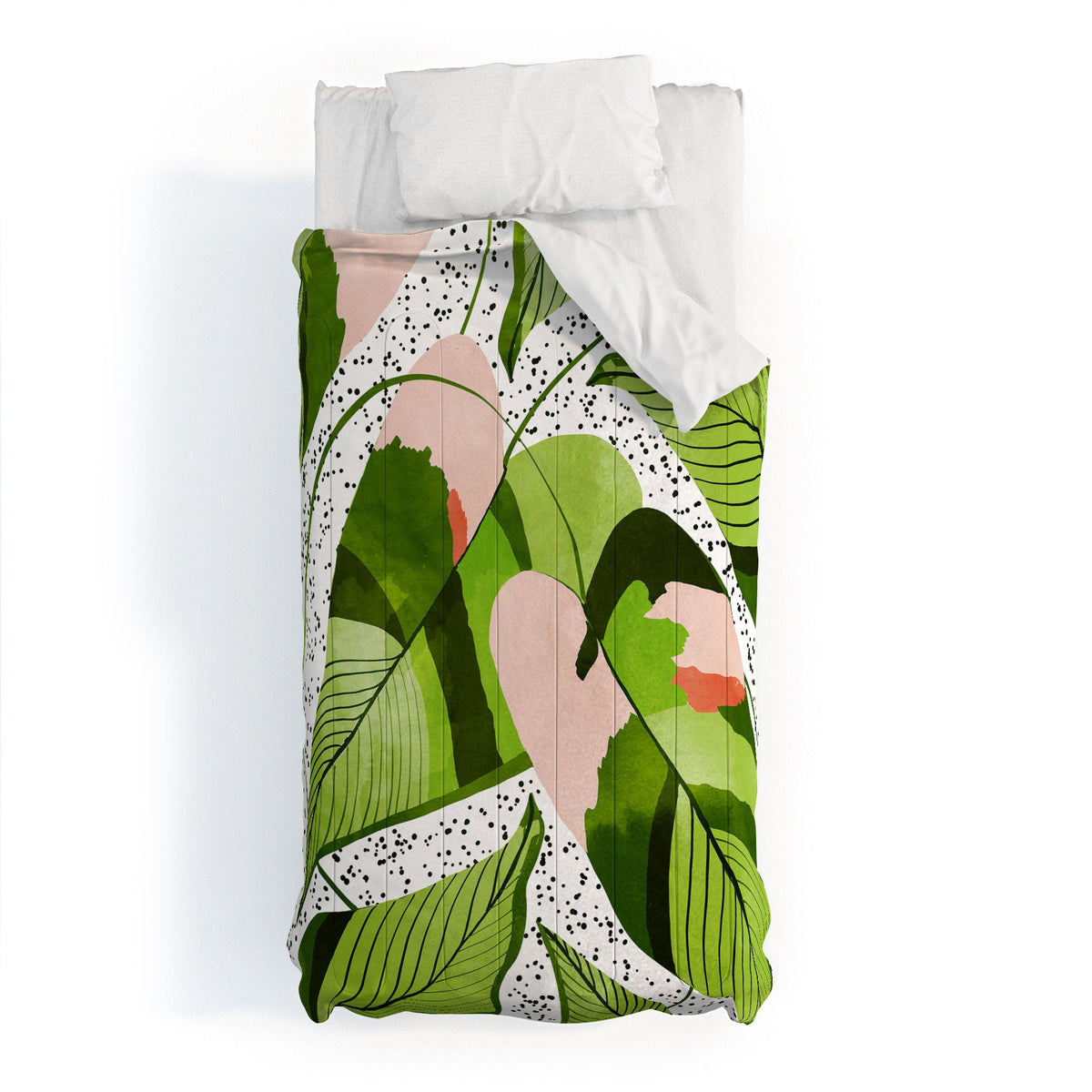 83 Oranges Blushing Leaves Comforter