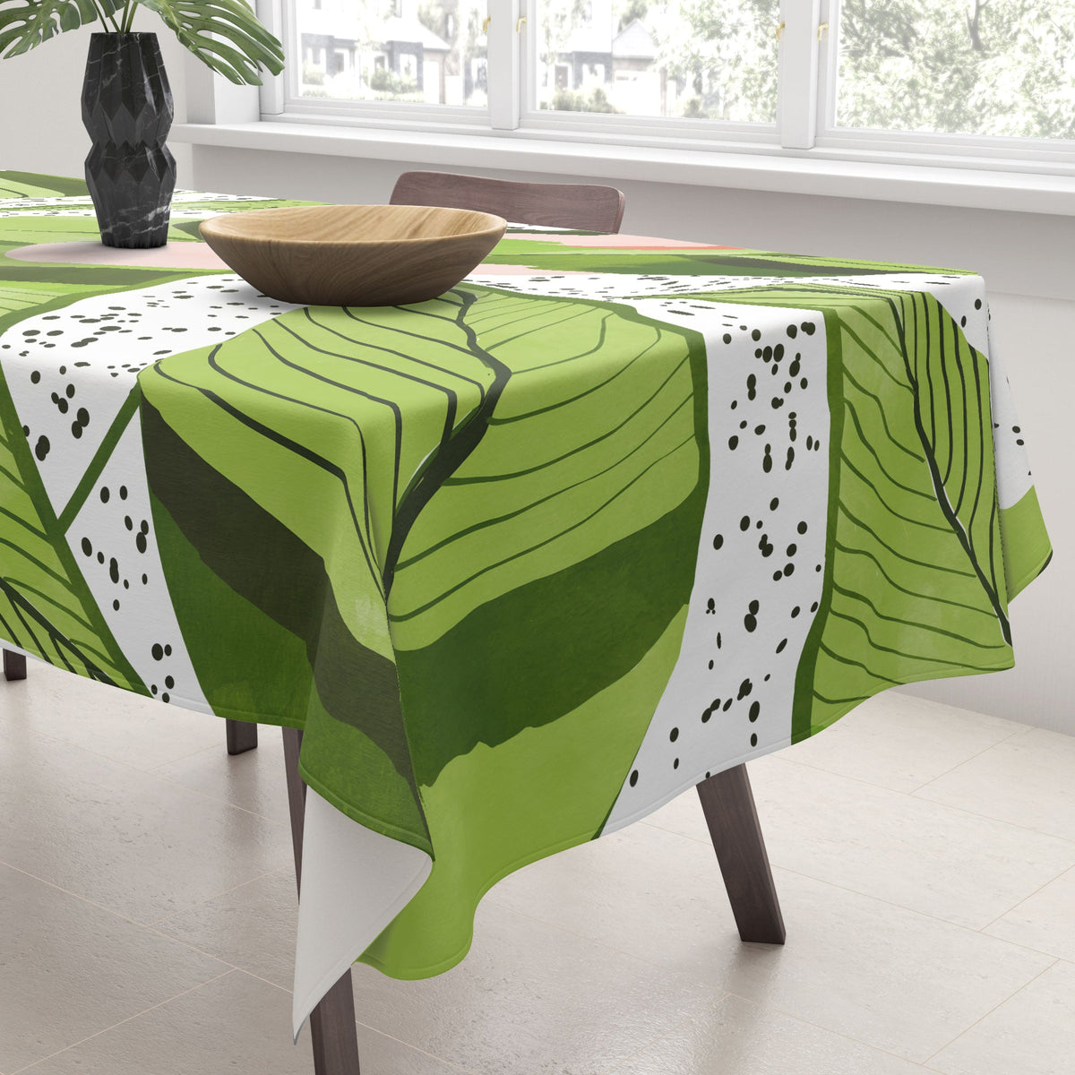 83 Oranges Blushing Leaves Tablecloth